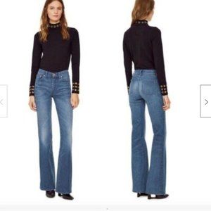 Tory Burch Wide Leg Jeans High Rise Size 25